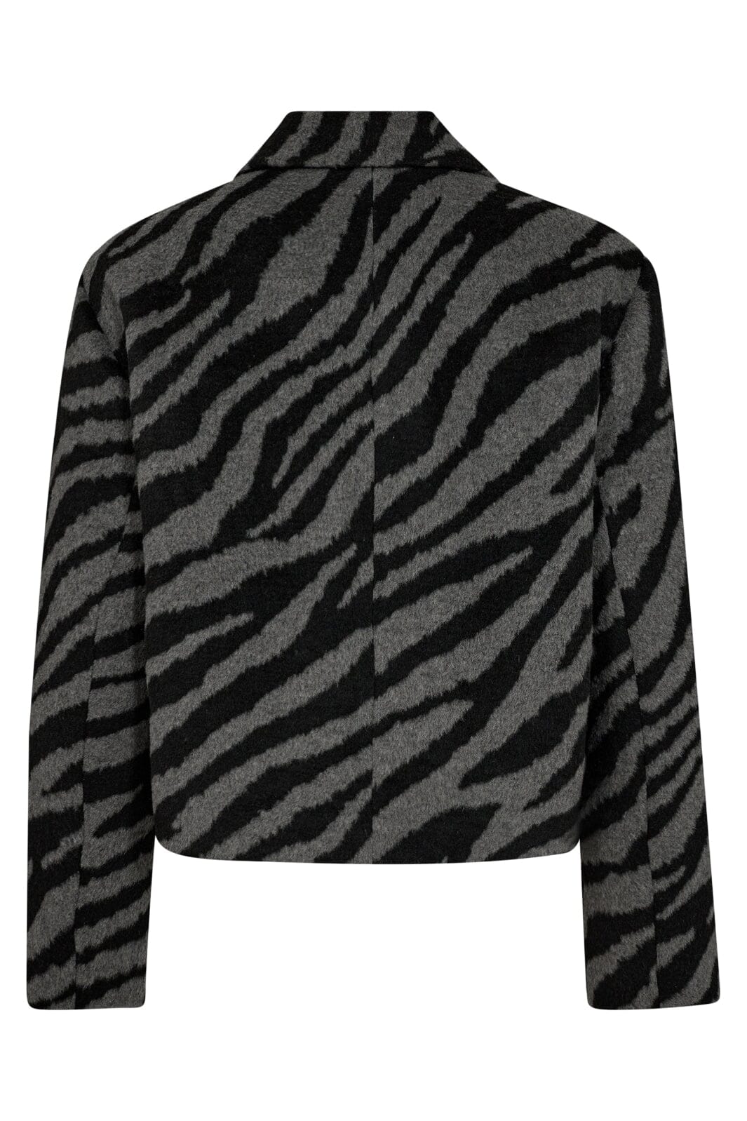 Forudbestilling - Co´couture - Zuricc Zebra Crop Jacket 30261 - 140 Dark Gre Jakker 