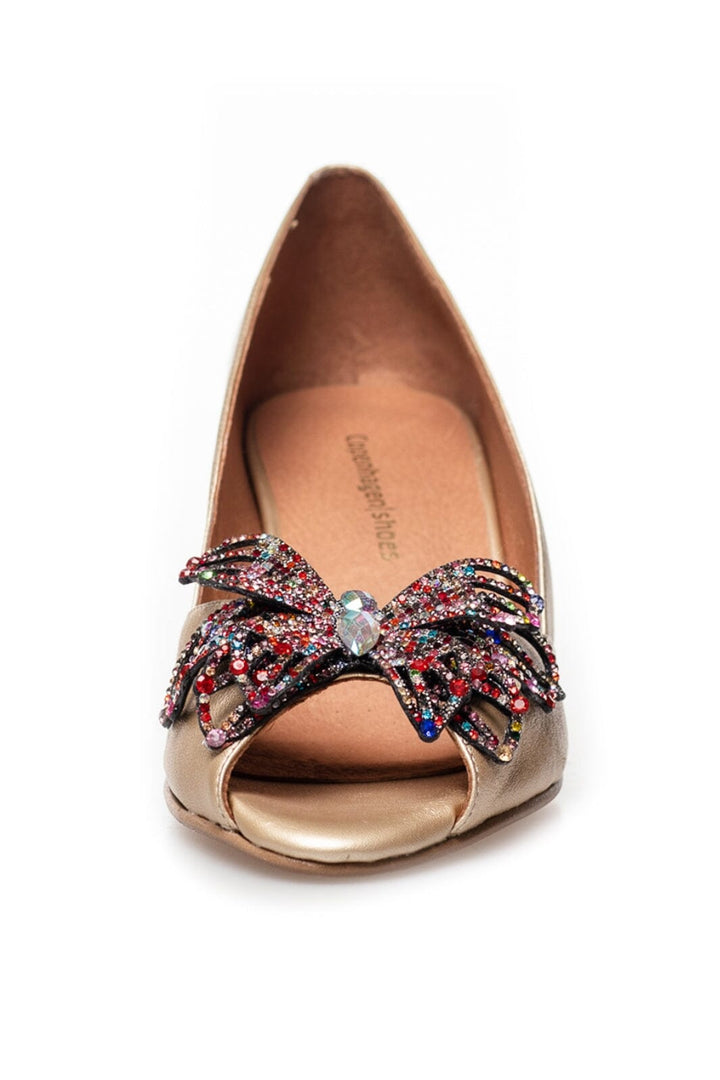 Forudbestilling - Copenhagen Shoes - Diamonds And Butterflies - 0051 Gold (April/maj) Stiletter 