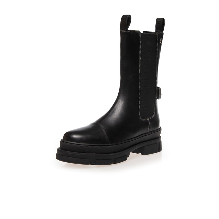 Forudbestilling - Copenhagen Shoes - The Belive Boot - 038 Black Patent Støvler 