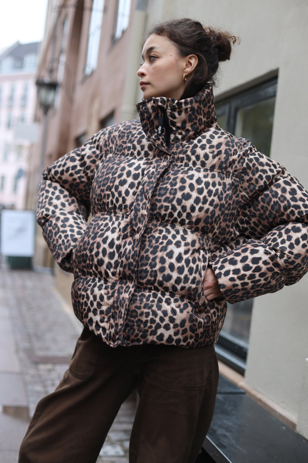 Forudbestilling - Cras - Valencia Puffer Jacket - Leo Tanned