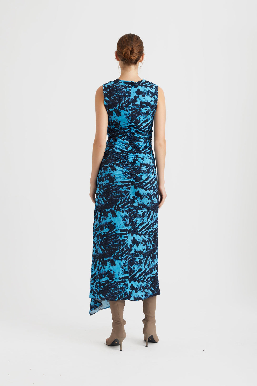 Forudbestilling - Gestuz - BliaGZ P long dress - Blue structure Kjoler 