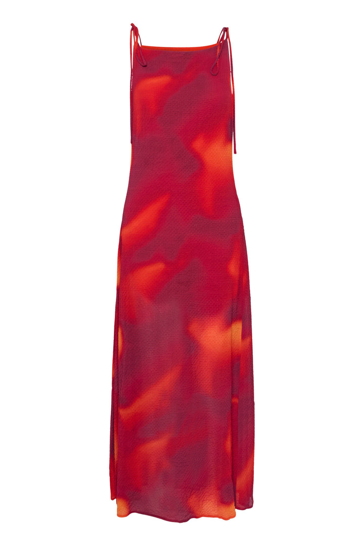 Forudbestilling - Gestuz - FlamiaGZ P singlet dress - Red fire Kjoler 