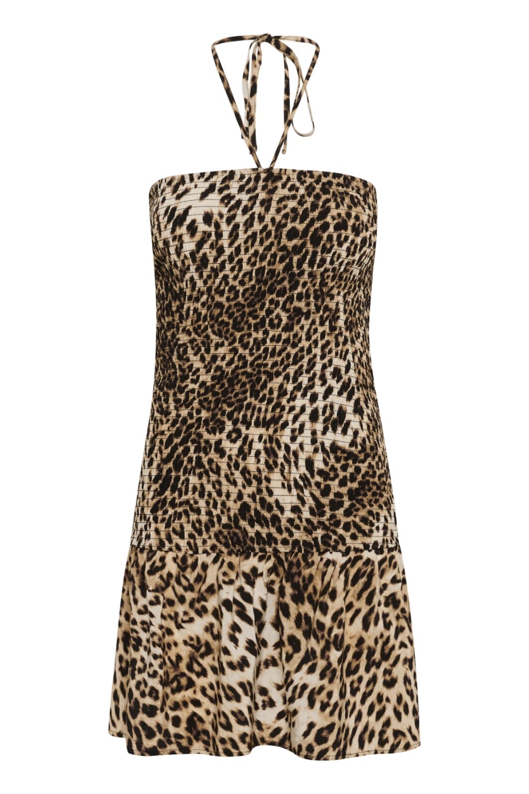 Gestuz - Gzgeopa P Tube Short Dress 10910511 - 107683 - Leopard Butter Yellow