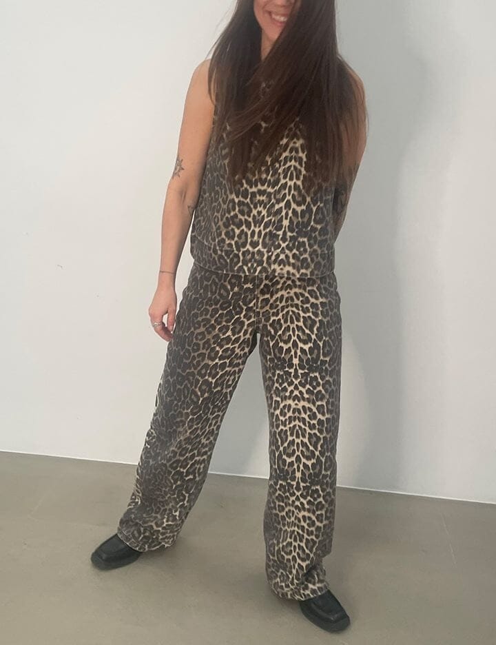 Forudbestilling - Global Funk - Cadian-G - P35 Leopard Mist Jeans 