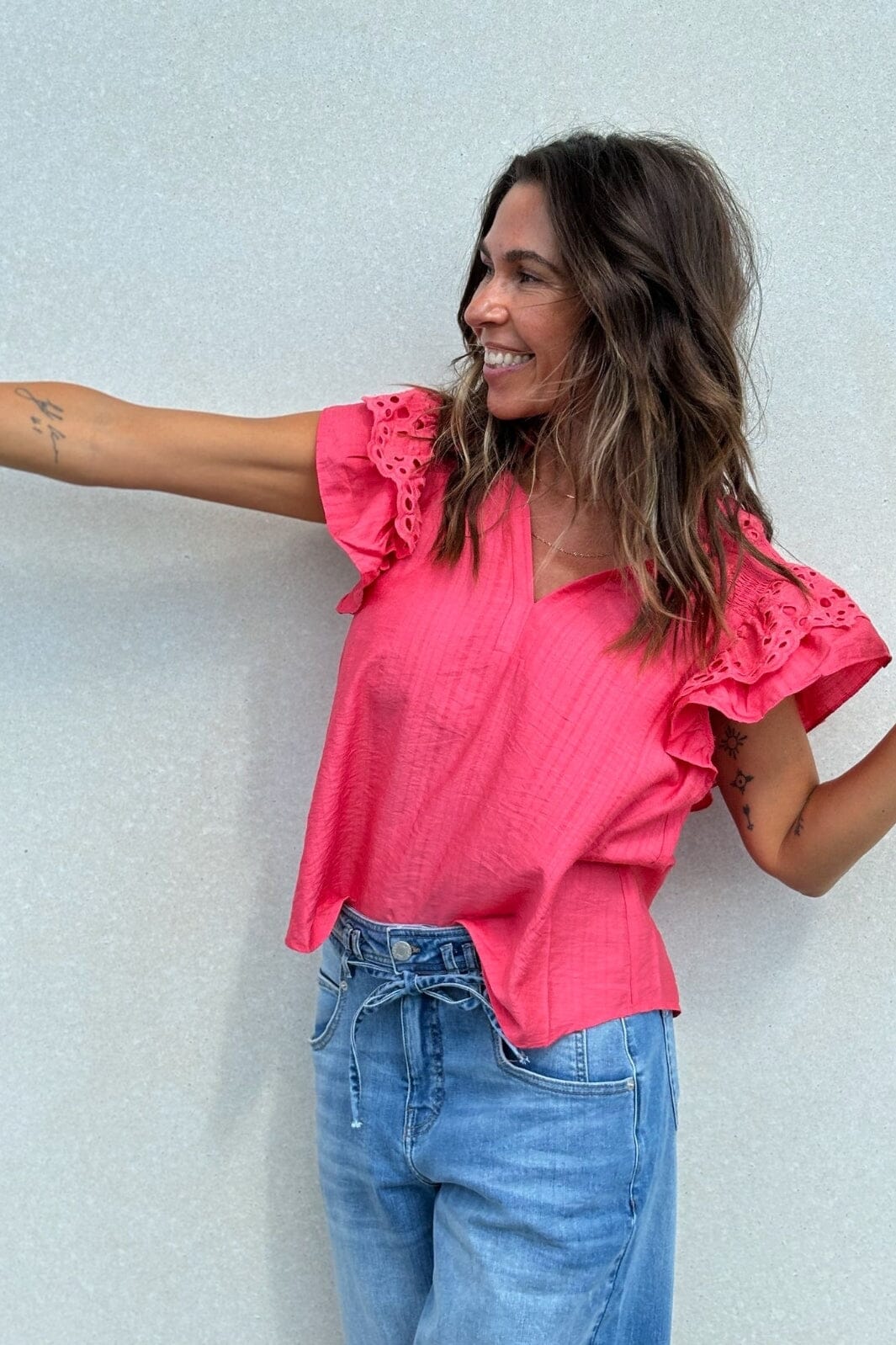 Forudbestilling - Gossia - Dalilago Le Blouse - Coral Sun Bluser 