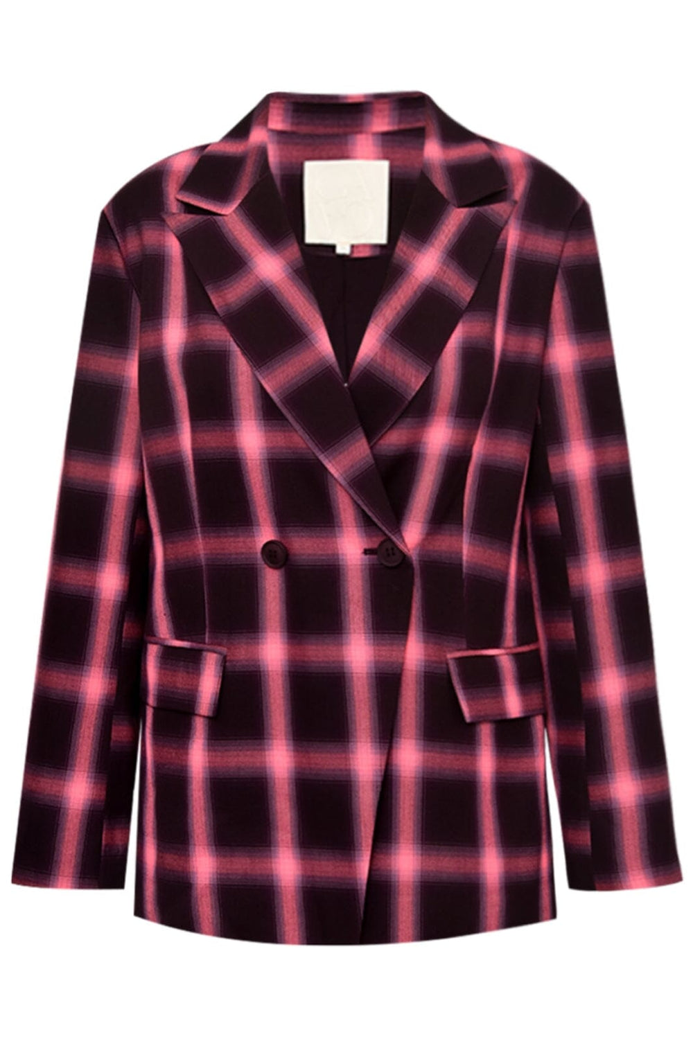 Forudbestilling - Gossia - Josuego Blazer - Bourgogne Pink Checks Blazere 