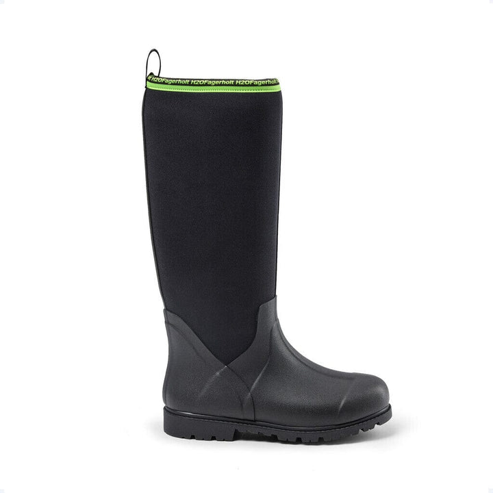 Forudbestilling - H2O Fagerholt - High Raining Or Not - 3500 Black Gummistøvler 