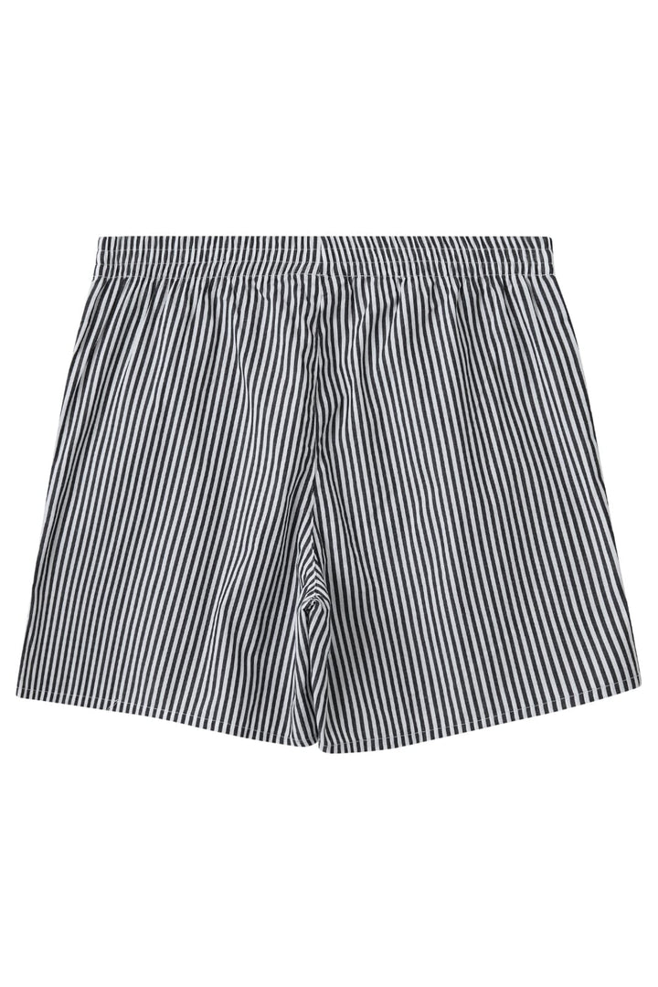 H2O - Rønne Essential Pajamas Shorts 100165-1 - 7081 - Black/White Stripe