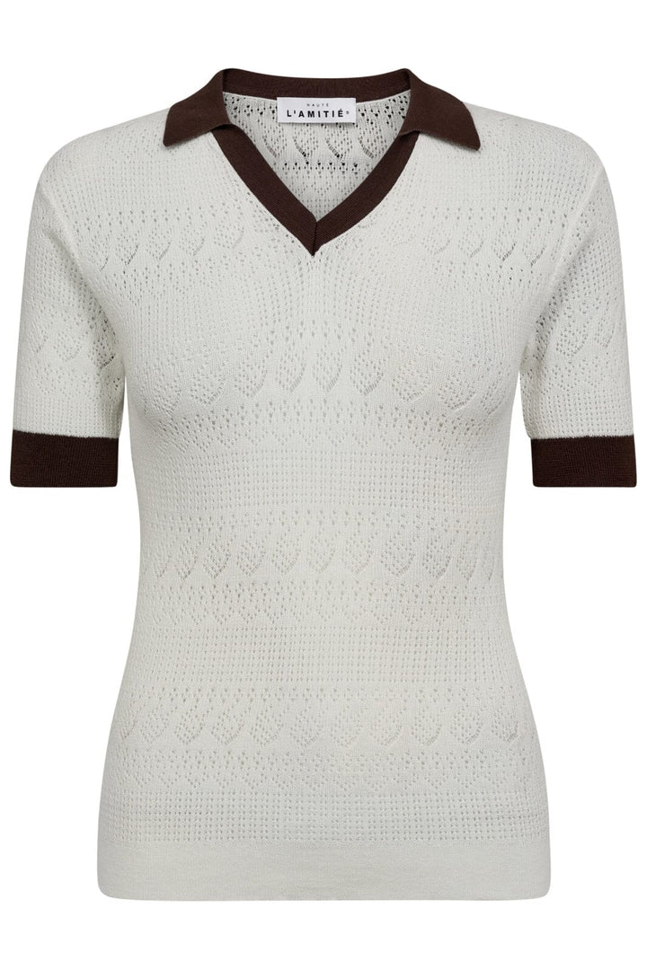 Haute L'Amitié - Pointelle Team Knit HL10095 - Off-White