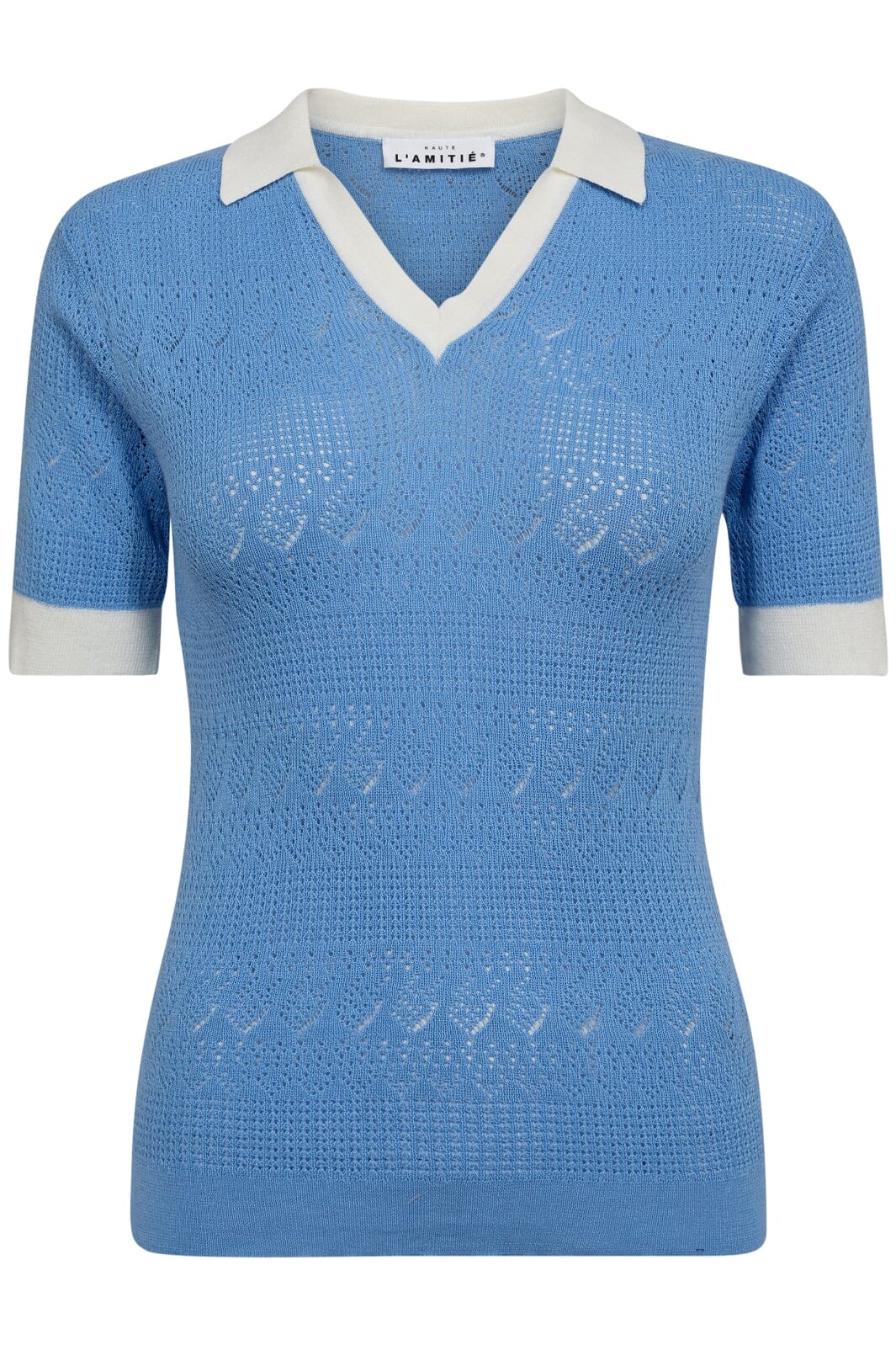 Haute L'Amitié - Pointelle Team Knit HL10095 - Pale Blue