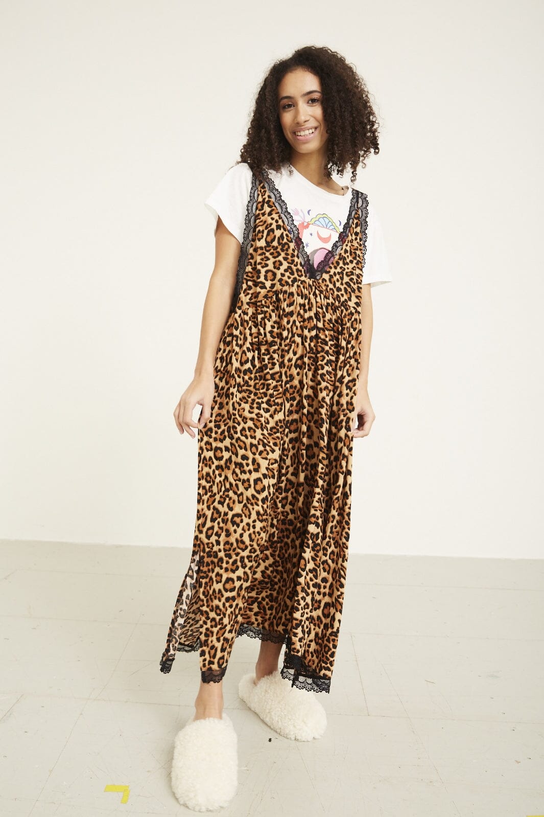 Forudbestilling - Hunkøn - Lee Dress - Leopard Kjoler 