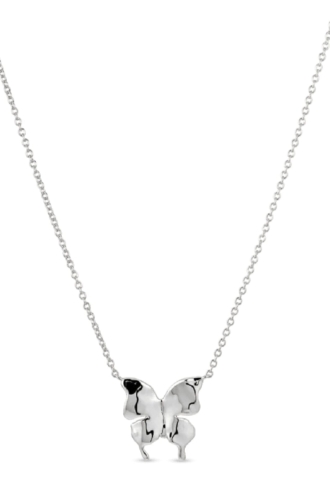 Forudbestilling - Jane Kønig - Butterfly Necklace - Forsølvet Halskæder 