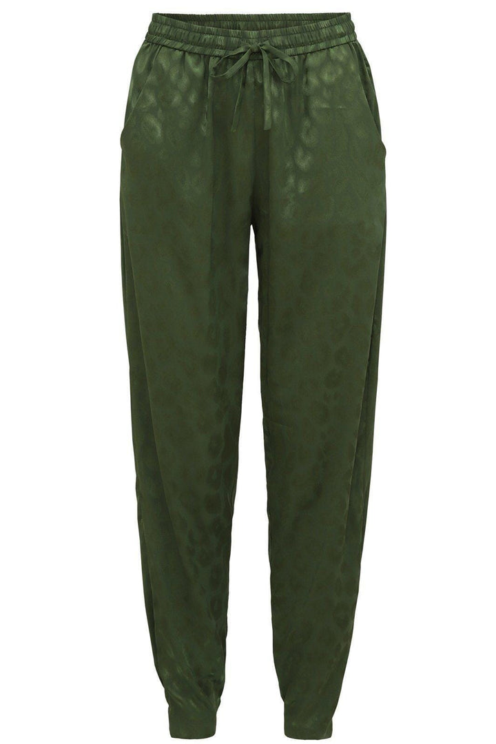 Karmamia - Cora Pants - Cactus Leo Jacquard Bukser 