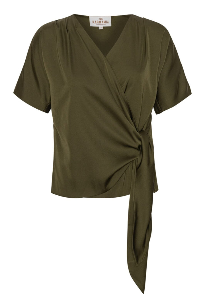 Forudbestilling - Karmamia - Dagmar Blouse - Army Bluser 