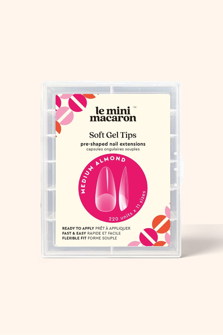 Le Mini Macaron - Le Gel Nail Tips (220 Stk) GNT002 - Medium Almond