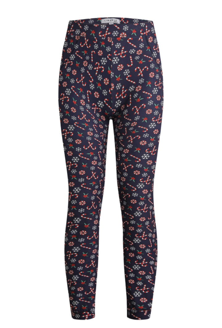 Forudbestilling - Liberte Ami - Alma-Pants (Kids) - Candycane Navy Bukser 