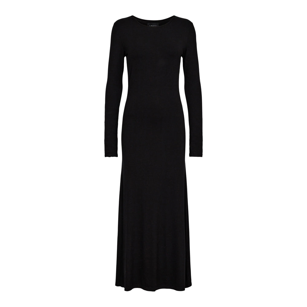 Forudbestilling - Liberte - Natalia-Ls-Long-Dress - Black Kjoler 