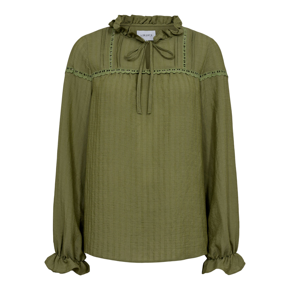 Forudbestilling - Liberte - Olena-Blouse - Light Army Bluser 