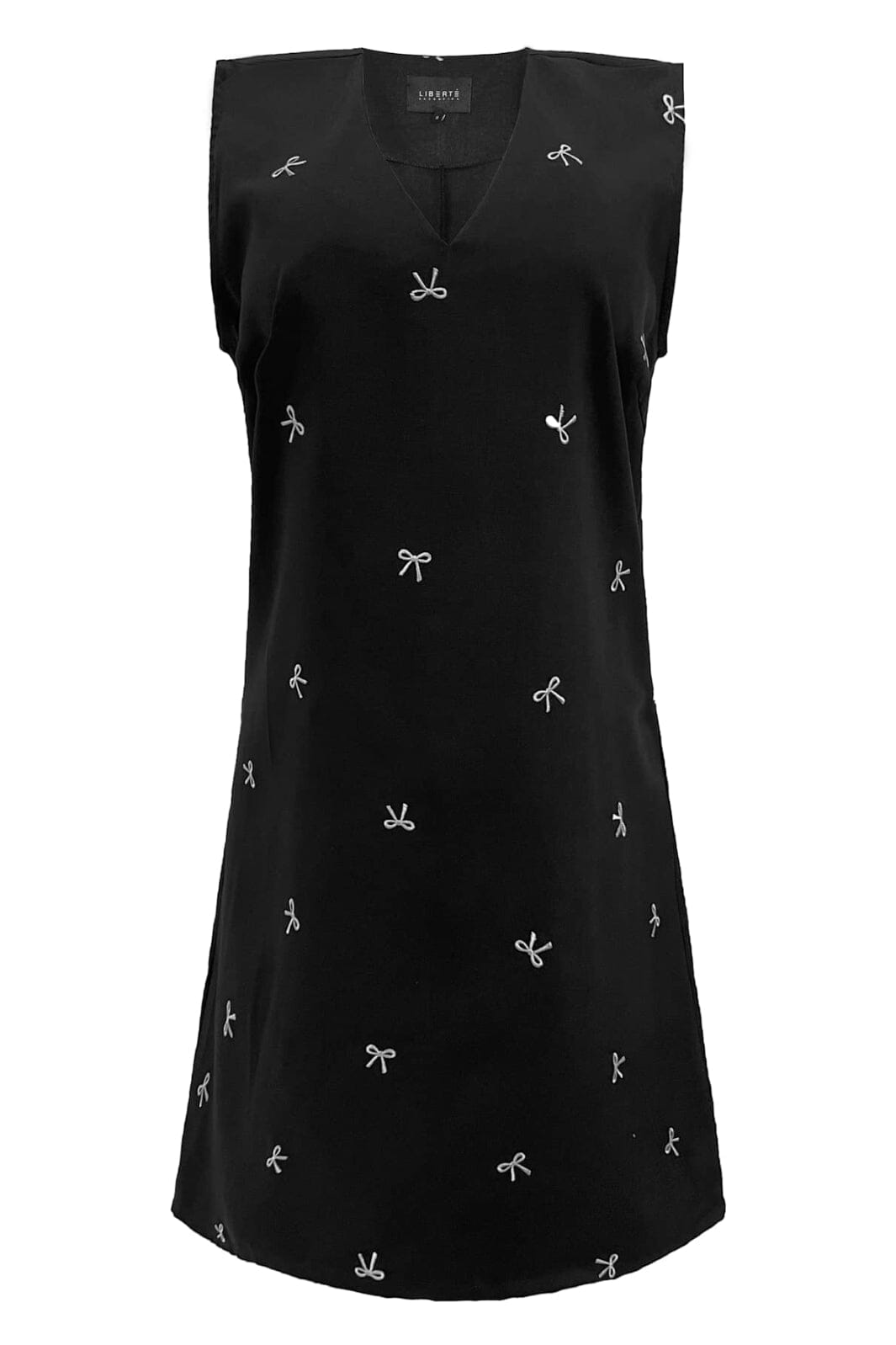 Liberte - Spir-Spencer-Dress 22188 - Black Small Bows