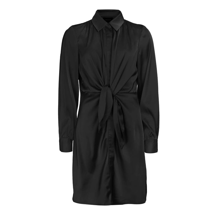 Forudbestilling - Liberte - Tie-Ls-Shirtdress - Black Kjoler 