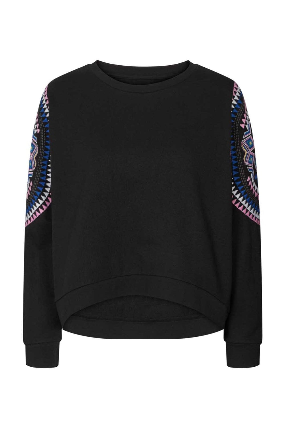 Forudbestilling - Lollys Laundry - Agra Sweat - 18 Washed Black Sweatshirt 