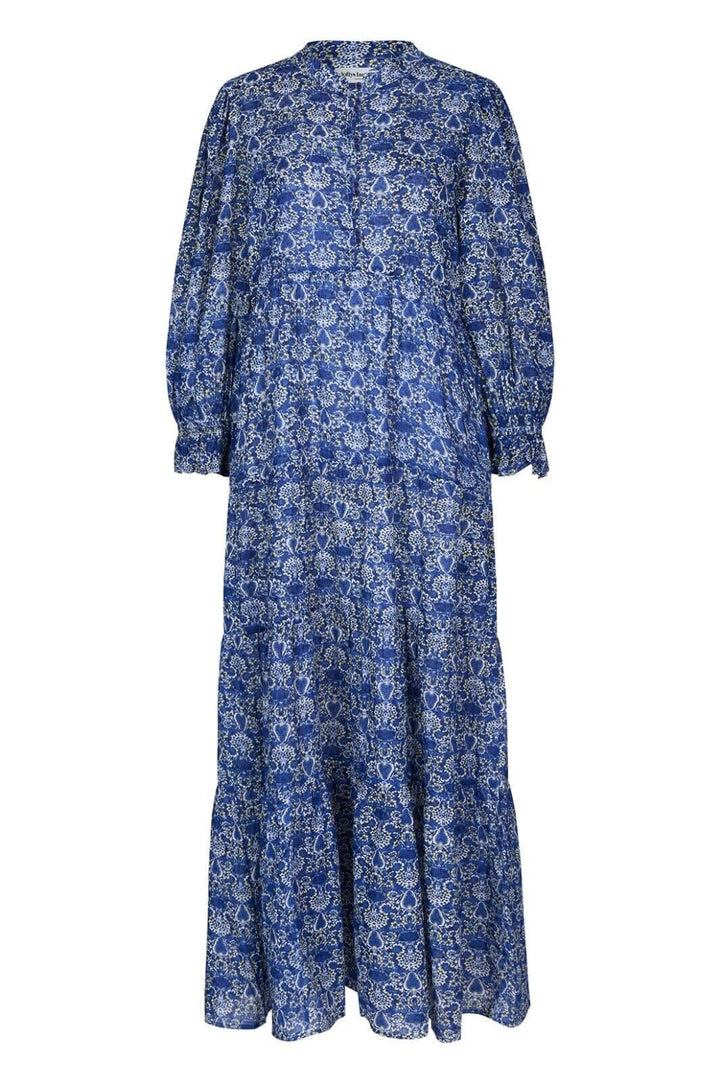 Lollys Laundry - Evelynll Maxi Dress Ls - 20 Blue Kjoler 