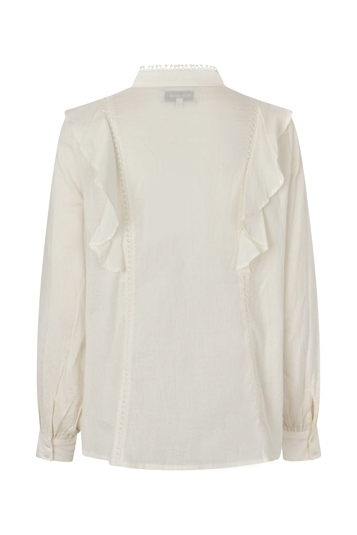 Forudbestilling - Lollys Laundry - Majall Shirt Ls - 02 Creme Skjorter 