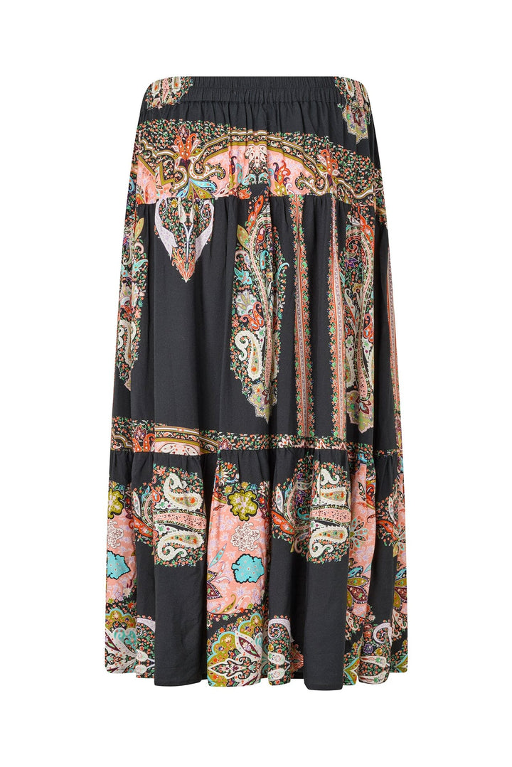 Forudbestilling - Lollys Laundry - Morningll Midi Skirt - 74 Flower Print Nederdele 