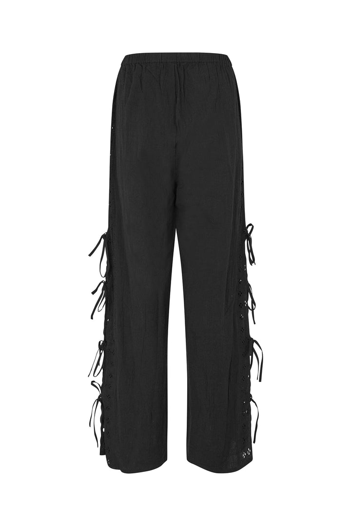 Forudbestilling - Lollys Laundry - Ritall Pants - 99 Black Bukser 