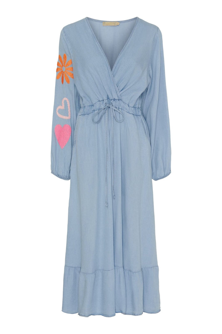 Forudbestilling - Marta Du Chateau - Mdcnicolina Dress - Light Blue Kjoler 