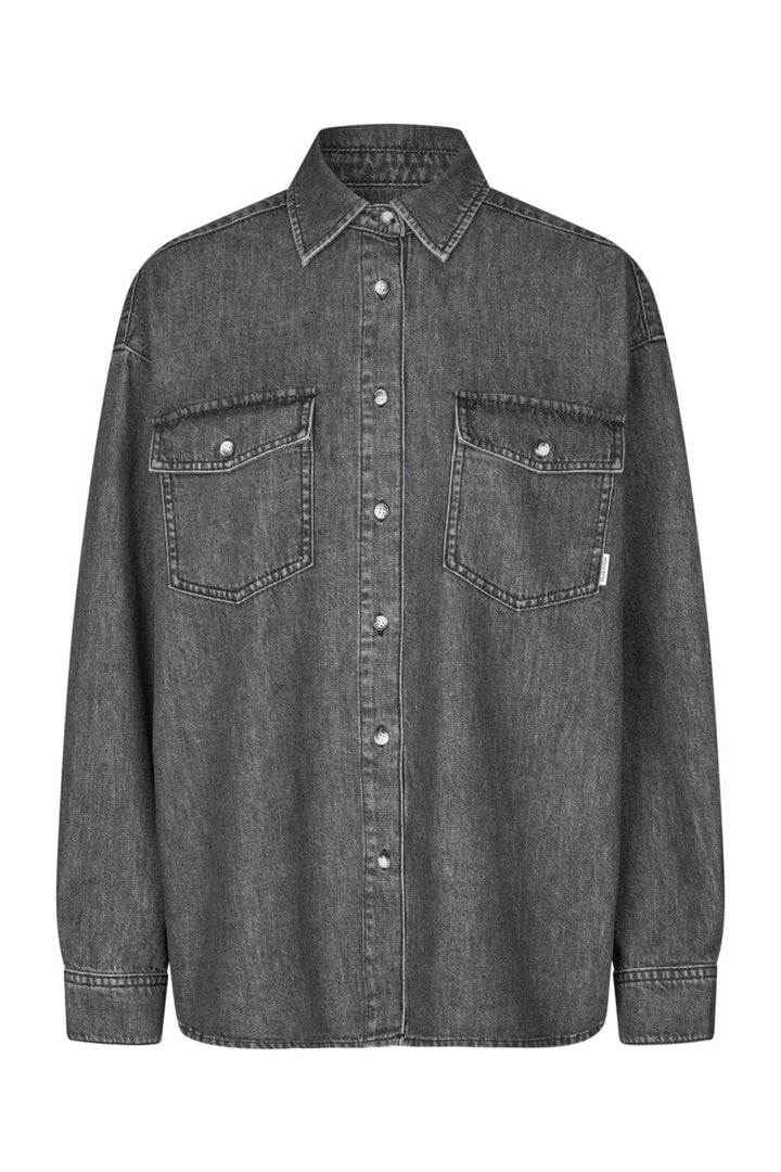 Forudbestilling - Modström - Kenamd Shirt - 7009 Vintage Grey Skjorter 