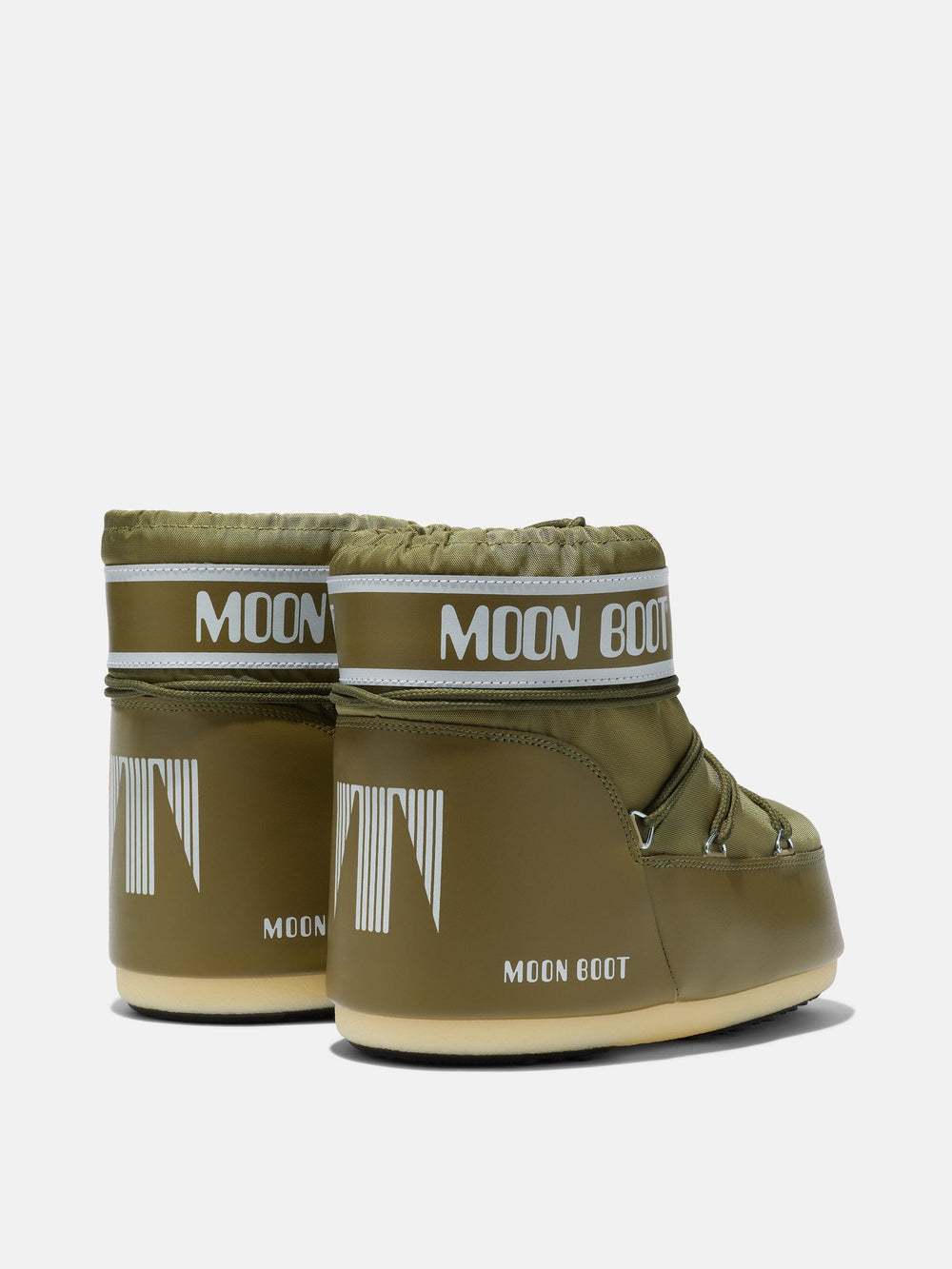 Forudbestilling - Moon Boot - Icon Low Khaki Nylon - 007 Khaki Støvler 