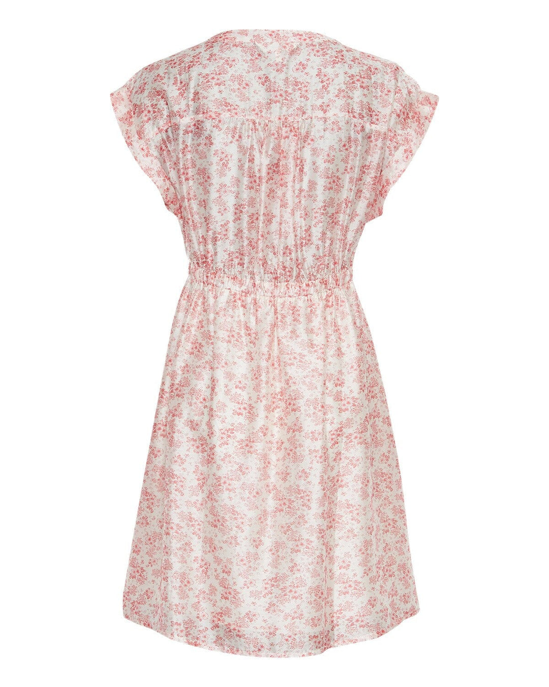 Forudbestilling - Moss Copenhagen - Mschisadora Ss Shirt Dress - Chalk Pink Flwr Kjoler 