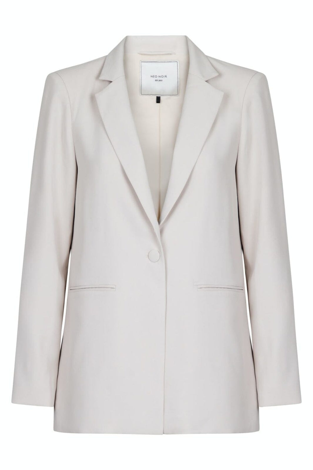 Forudbestilling - Neo Noir - Avery Woven Blazer - Ivory - (Februar) Blazere 