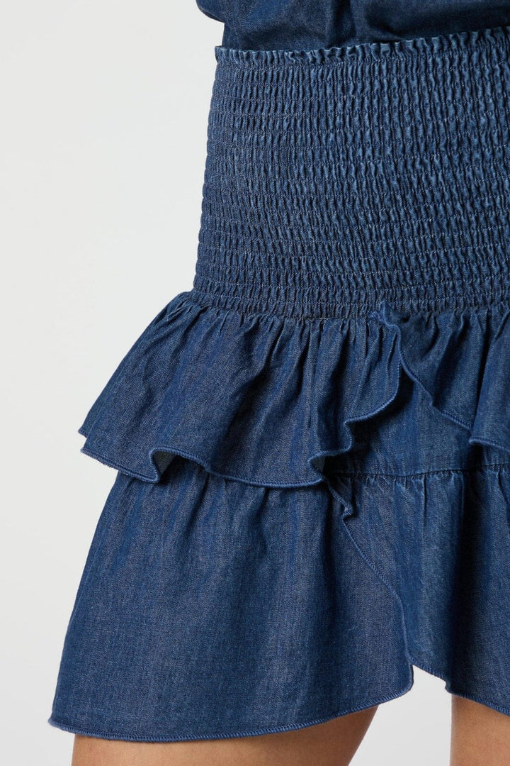 Neo Noir - Carin Denim Skirt 165090 - 140 - Blue