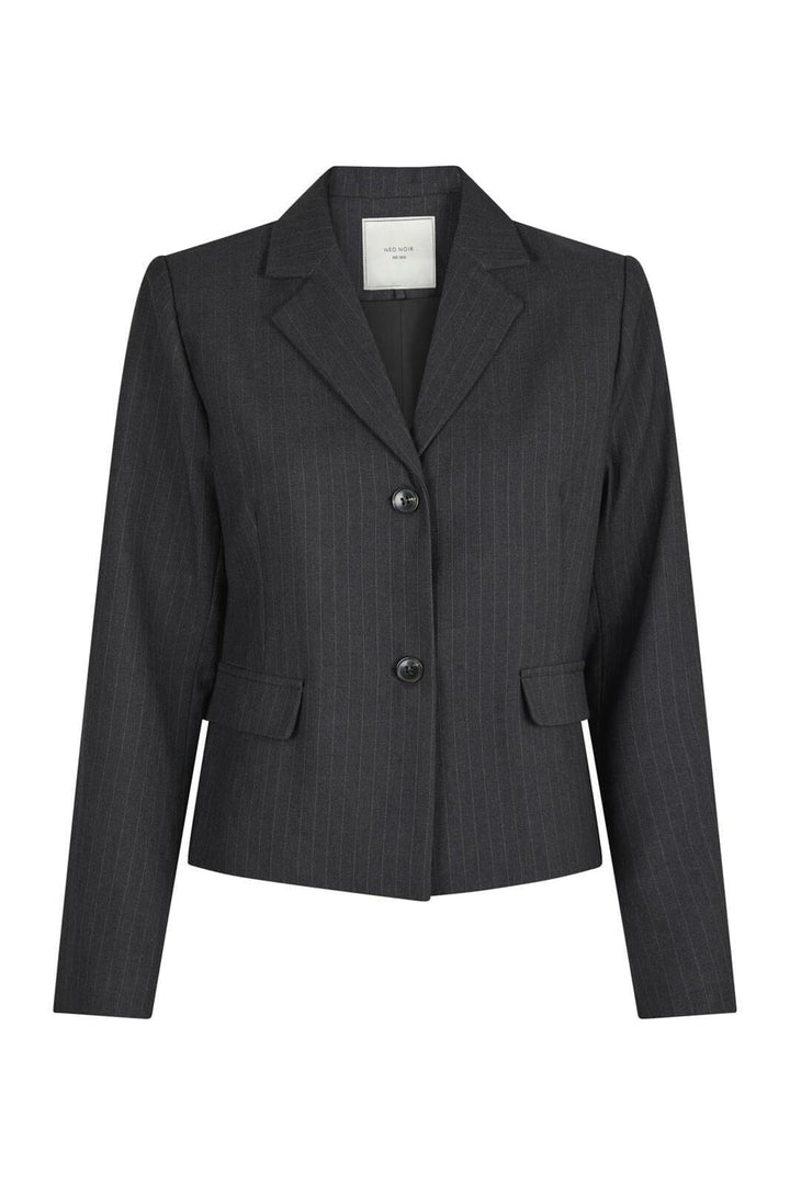 Neo Noir - Djarla Pinstripe Blazer - Antracit