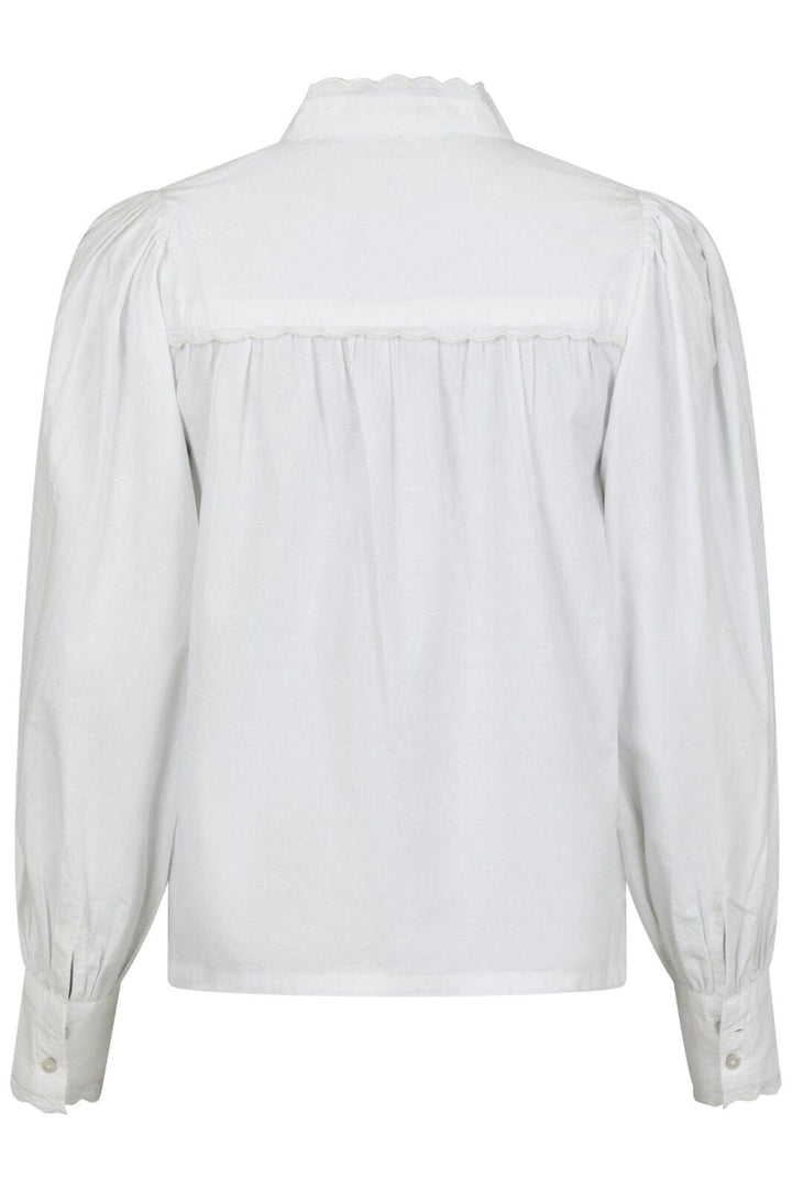 Forudbestilling - Neo Noir - Ema C Poplin Blouse - White Skjorter 