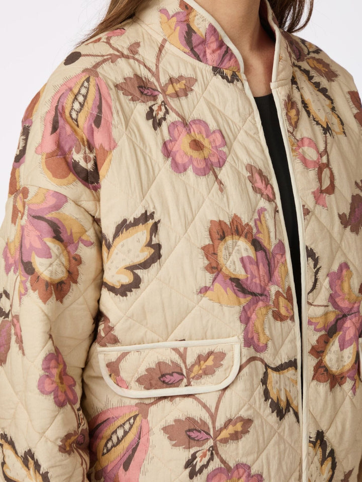 Forudbestilling - Neo Noir - Hema Floral Trail Quilt Jacket 162625 - 165 - Rose Jakker 