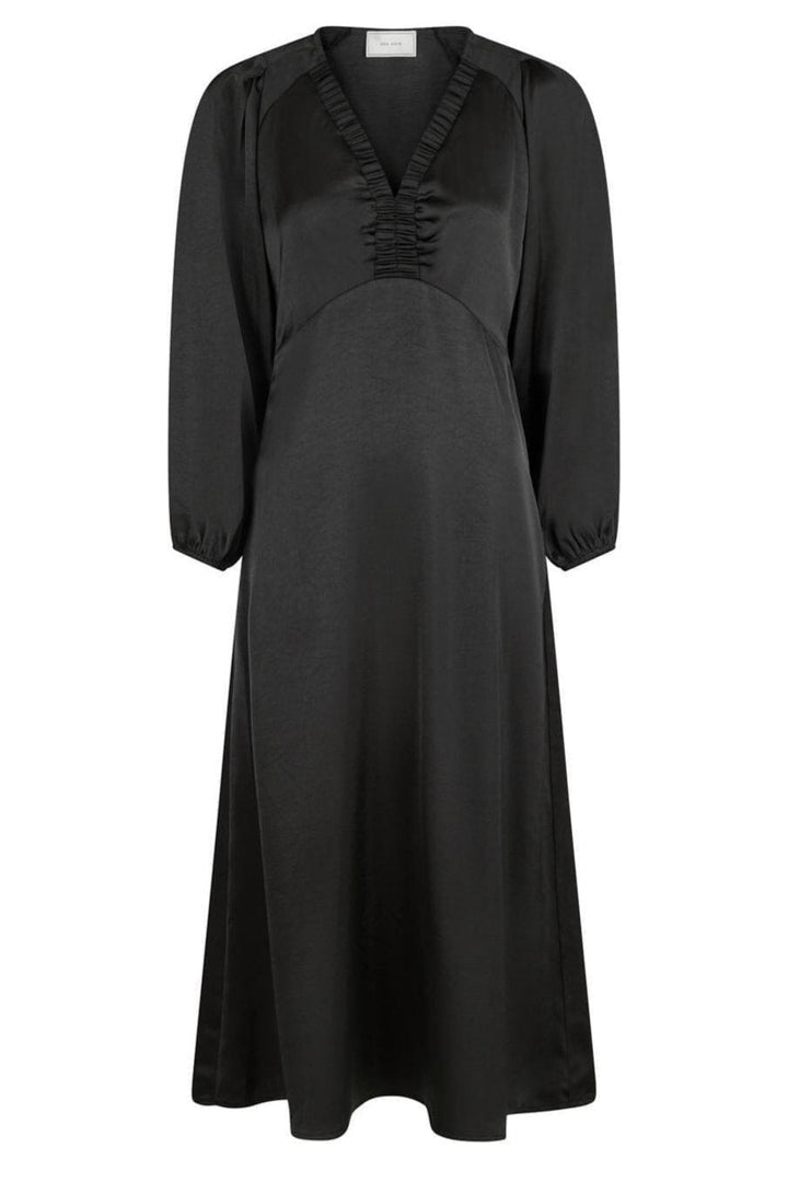 Neo Noir - Isobel Heavy Sateen Dress - Black