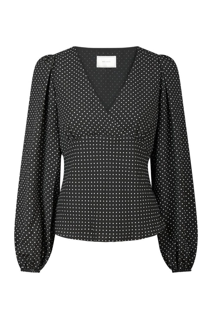 Neo Noir - Jane Dot Blouse - Black