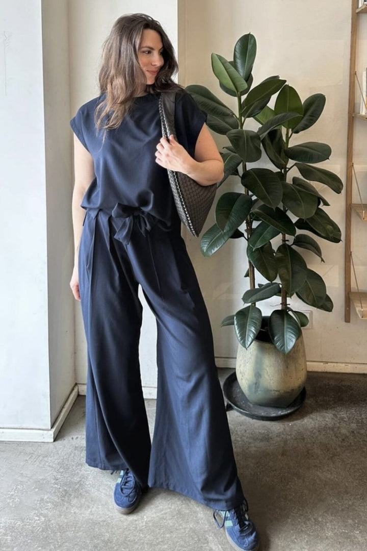 Forudbestilling - Neo Noir - Lana Pants - Navy Bukser 