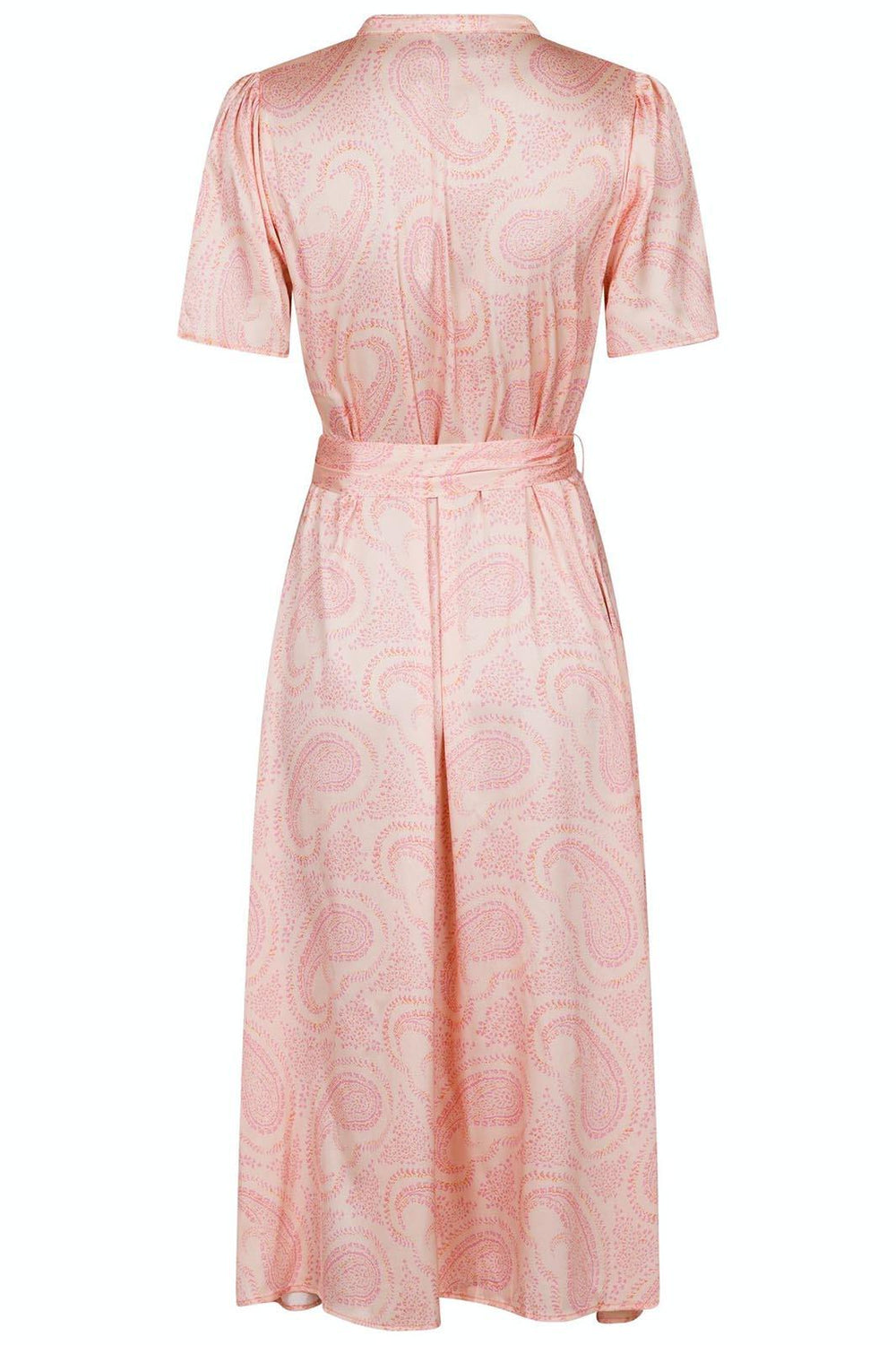 Forudbestilling - Neo Noir - Lane Abstract Paisley Dress - Soft Pink (Juni) Kjoler 