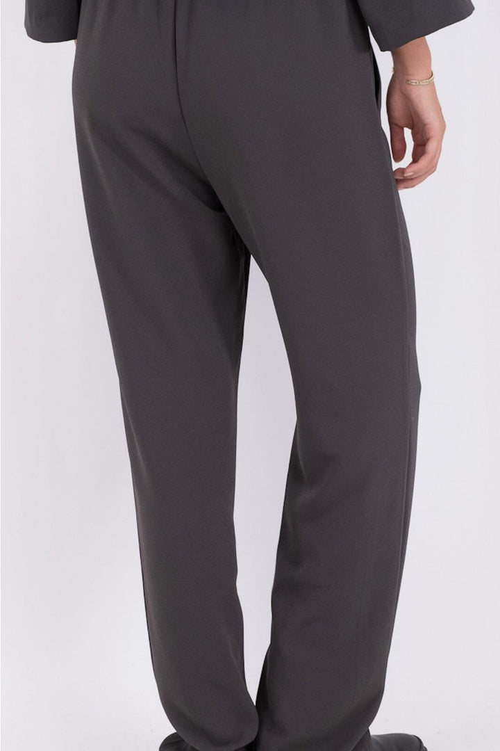 Forudbestilling - Neo Noir - Lotan Crepe Pants - Steel Grey Bukser 