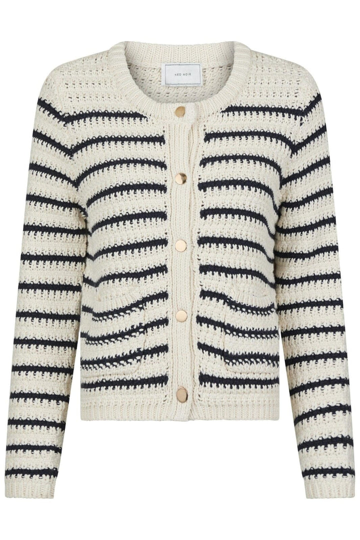 Forudbestilling - Neo Noir - Paula Knit Cardigan - Navy Cardigans 