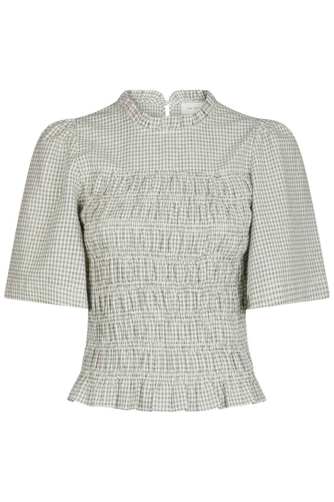 Neo Noir - Possini Small Check Blouse 165420 - 122 - Creme