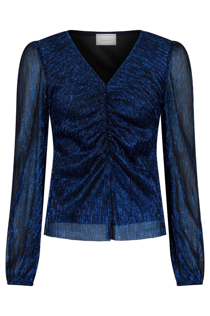 Forudbestilling - Neo Noir - Ralph Glitz Blouse - Blue Bluser 