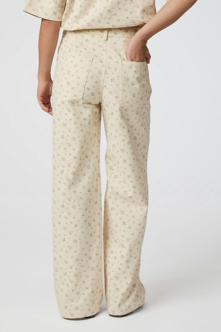 Neo Noir - Semba Floral Denim Pants 165228 - 121 - Off White