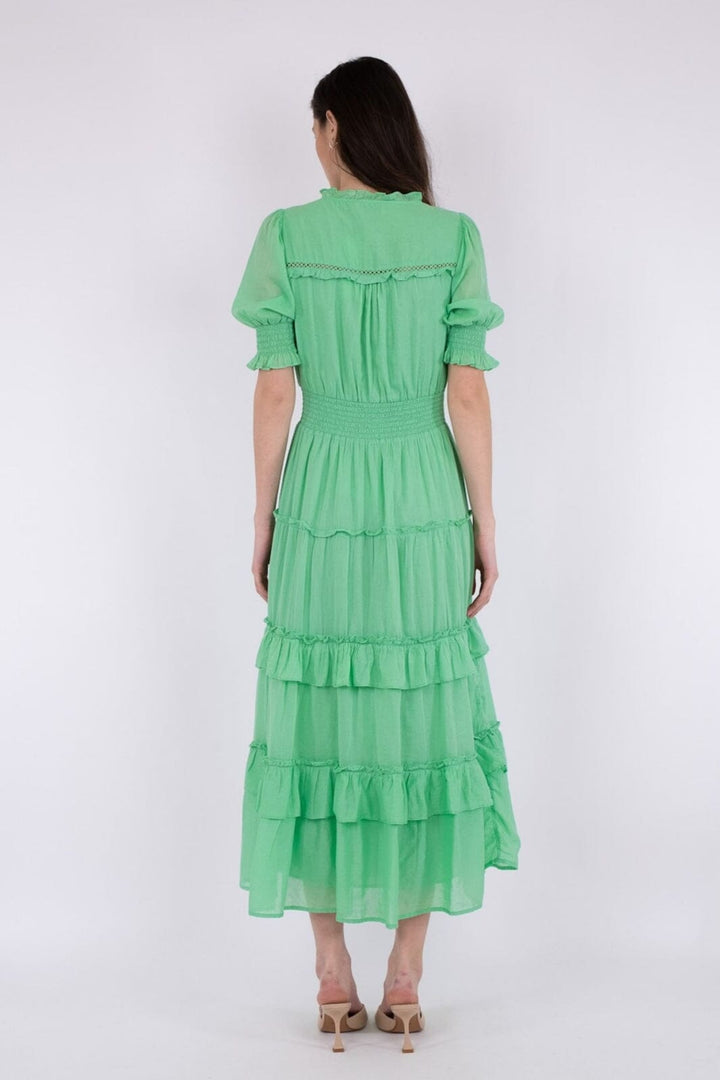 Forudbestilling - Neo Noir - Sophie S Voile Dress - Apple Green (Juni) Kjoler 