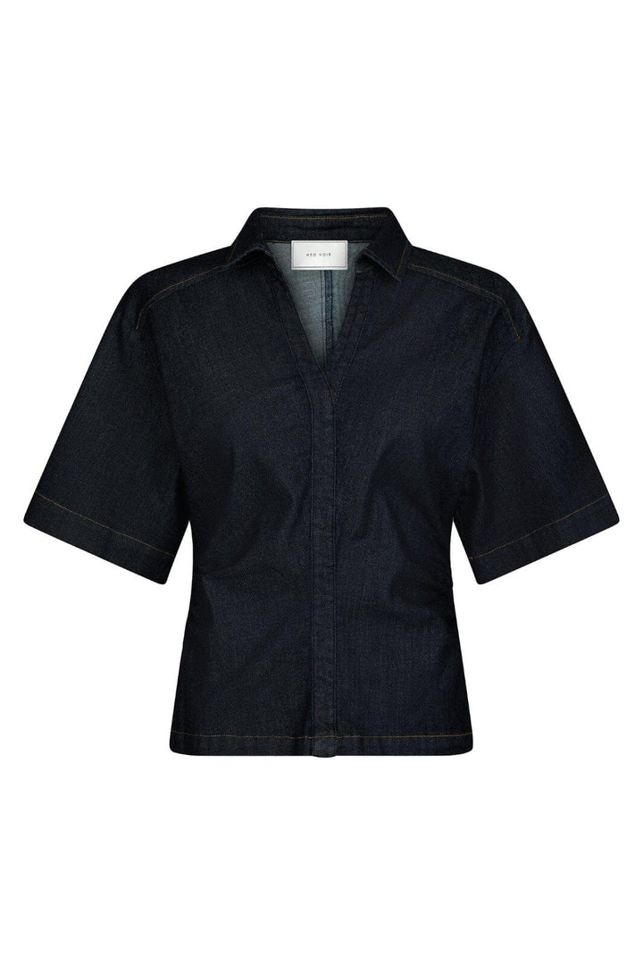 Neo Noir - Spenda Denim Blouse 165385 - 534 - Dark Blue