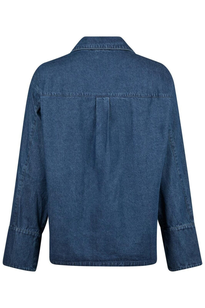 Forudbestilling - Neo Noir - Starlie Denim Shirt - Dark Blue Skjorter 